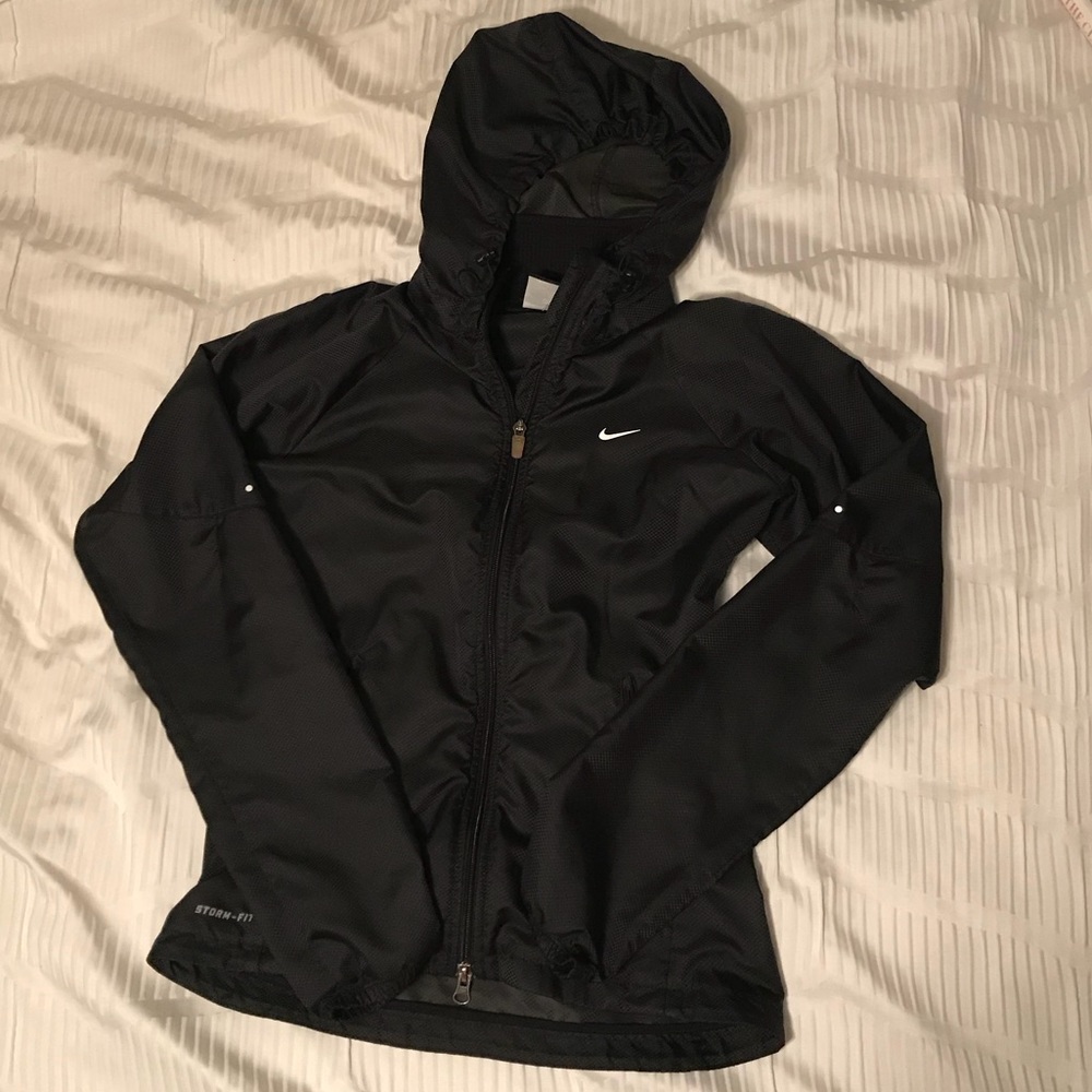 Nike zip up rain jacket